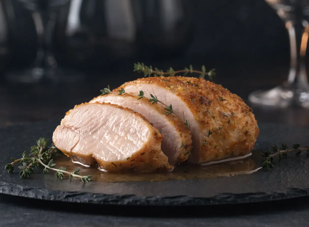 Gegrilltes Hähnchen mit Kräutern